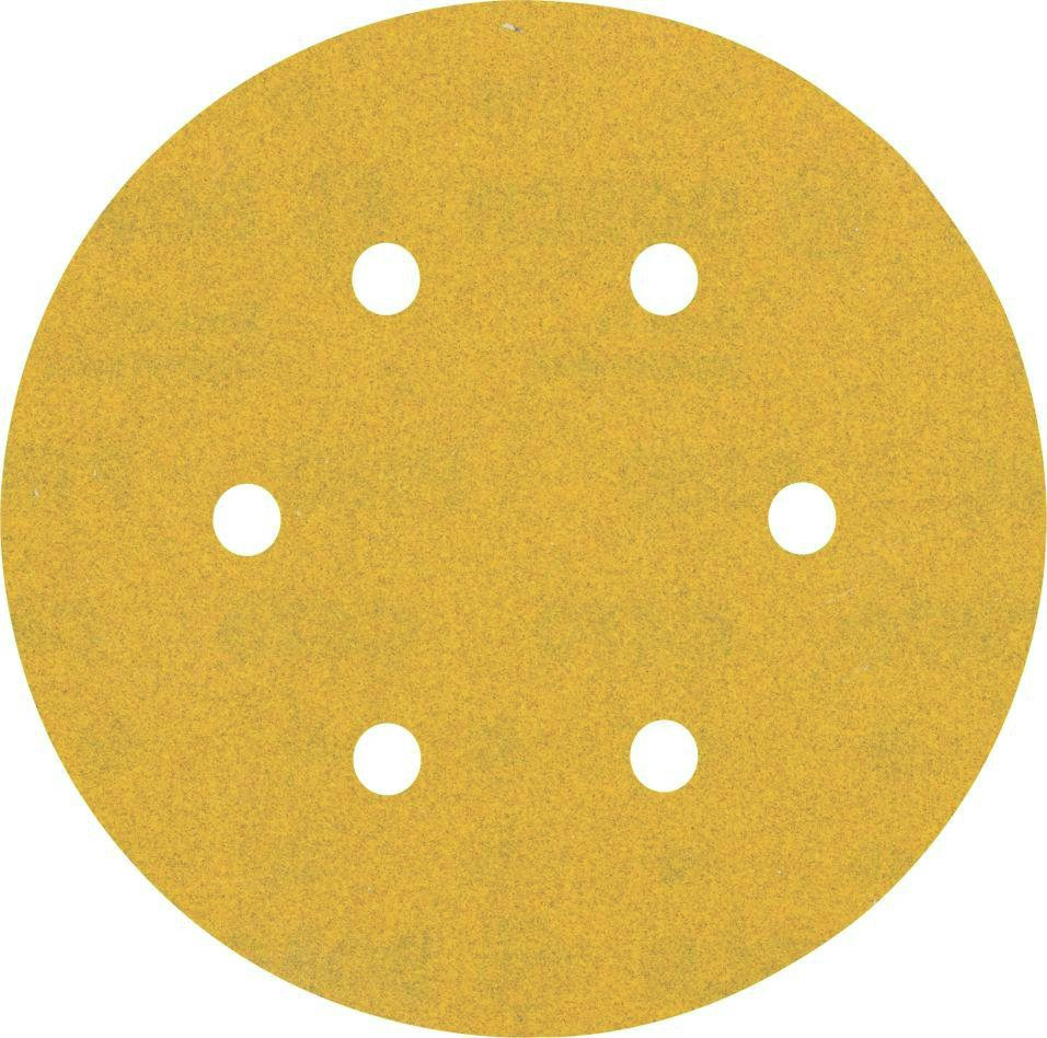 Bosch Blauw Accessoires 2608900922 Expert C470 schuurpapier met 6 gaten voor excenterschuurmachines 150 mm, K180 50 stuks