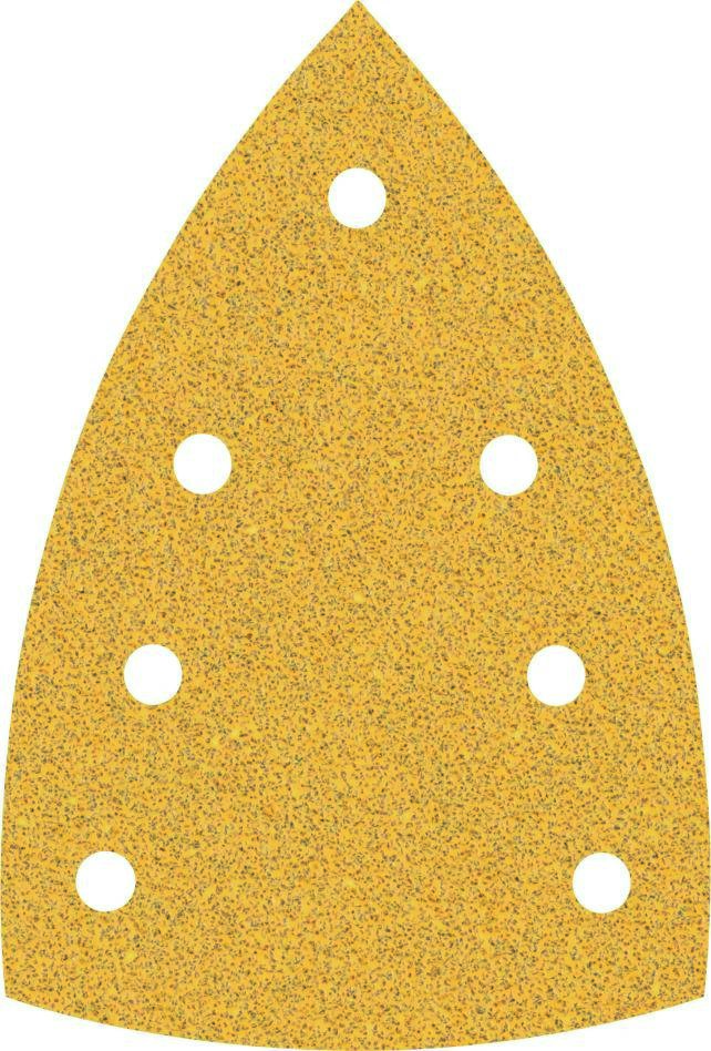Bosch Blauw Accessoires 2608901115 Expert C470 Schuurpapier met 7 gaten voor multischuurmachines 100 x 150 mm, K60 10 stuks