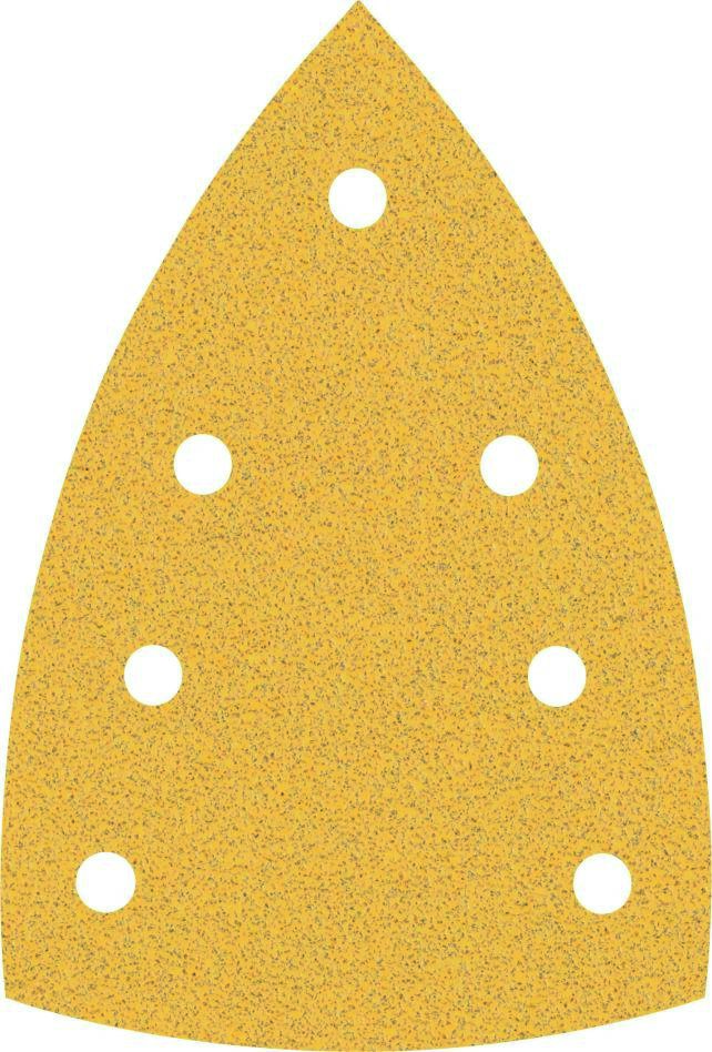 Bosch Blauw Accessoires 2608901116 Expert C470 Schuurpapier met 7 gaten voor multischuurmachines 100 x 150 mm, K80 10 stuks