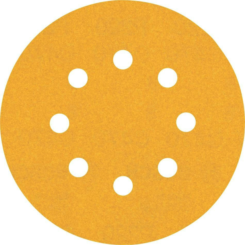 Bosch Blauw Accessoires 2608901121 Expert C470 schuurpapier met 8 gaten voor excenterschuurmachines 125 mm, K220 50 stuks
