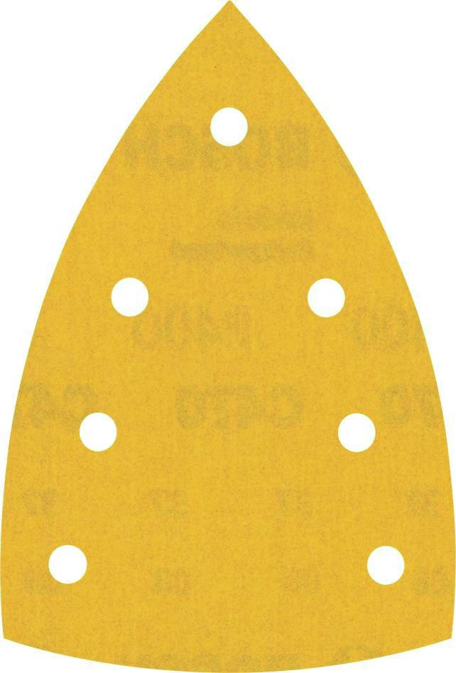Bosch Blauw Accessoires 2608901167 Expert C470 Schuurpapier met 7 gaten voor multischuurmachines 100 x 150 mm, K400 10 stuks