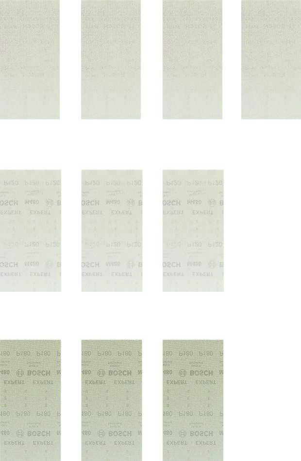 Bosch Blauw Accessoires 2608901207 Expert M480 schuurnetset 115 x 230 mm 10-delig