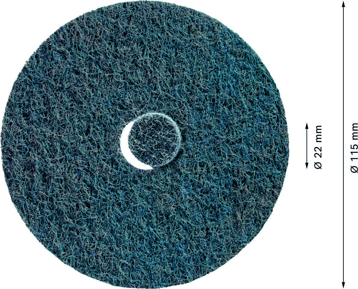 Bosch Blauw Accessoires 2608901267 Expert N477 SCM-schijf voor haakse slijpers 115 x 22 mm, zeer fijn, 25 stuks