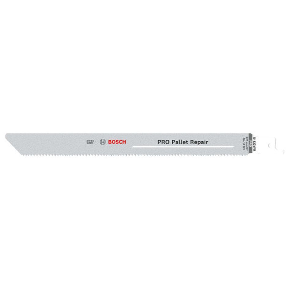 Bosch Blauw Accessoires 2608659006 PRO Pallet Repair S1132VFR zaagblad, 0,9 x 19 x 225 mm 5 stuks