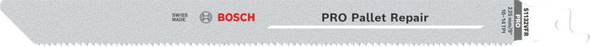 Bosch Blauw Accessoires 2608659007 PRO Pallet Repair S1132VFR zaagblad, 0,9 x 19 x 225 mm 100 stuks