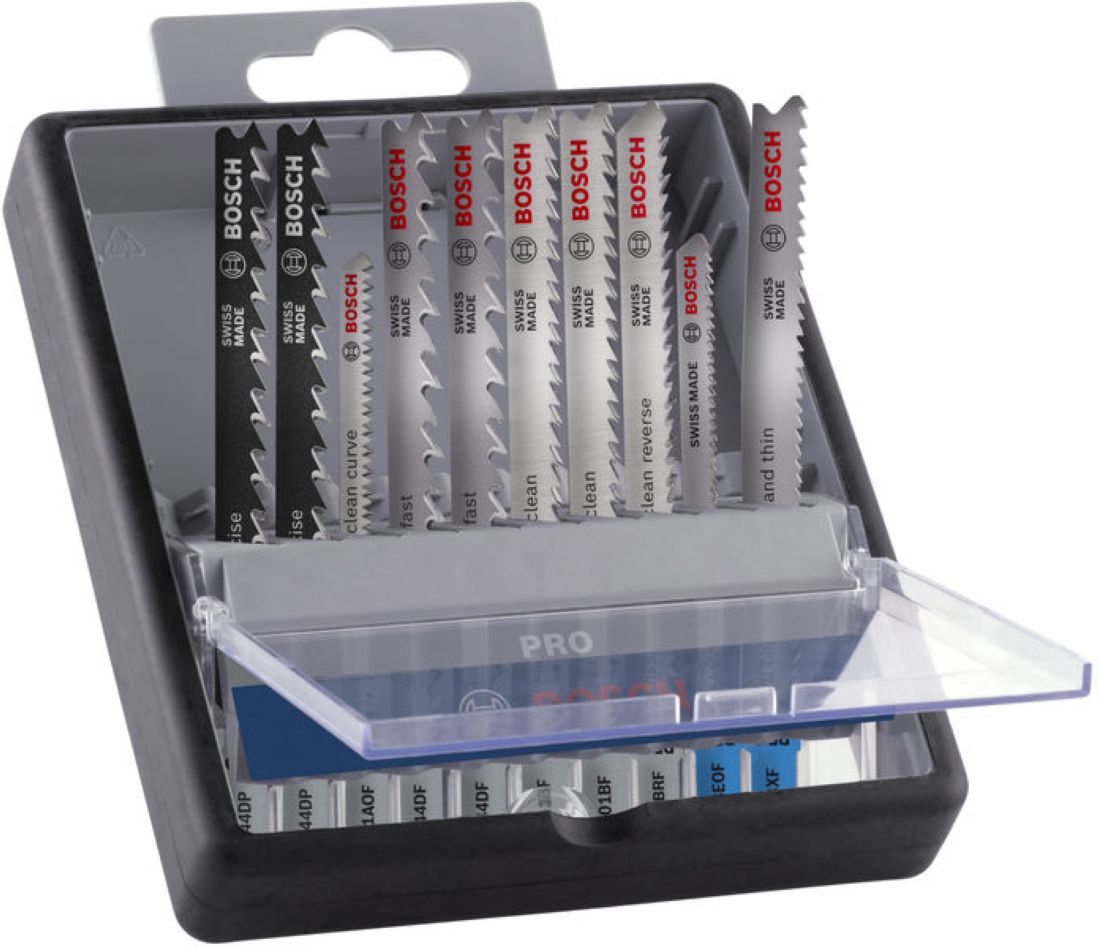 Bosch Blauw Accessoires 2607011944 PRO Wood and Metal set 100 mm in Robustline cassette