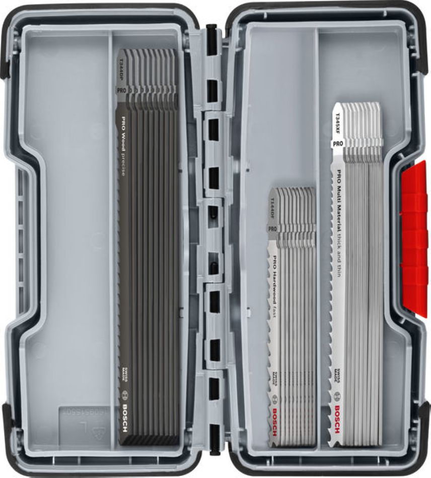 Bosch Blauw Accessoires 2607011946 PRO Wood and Metal Rough Cut set, 100 mm in Toughbox