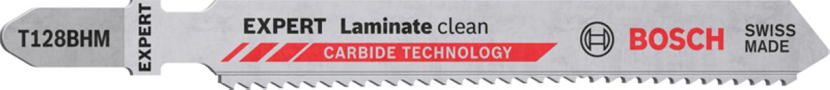 Bosch Blauw Accessoires 2608901707 EXPERT Laminate Clean T128BHM decoupeerzaagblad 2-dlg.