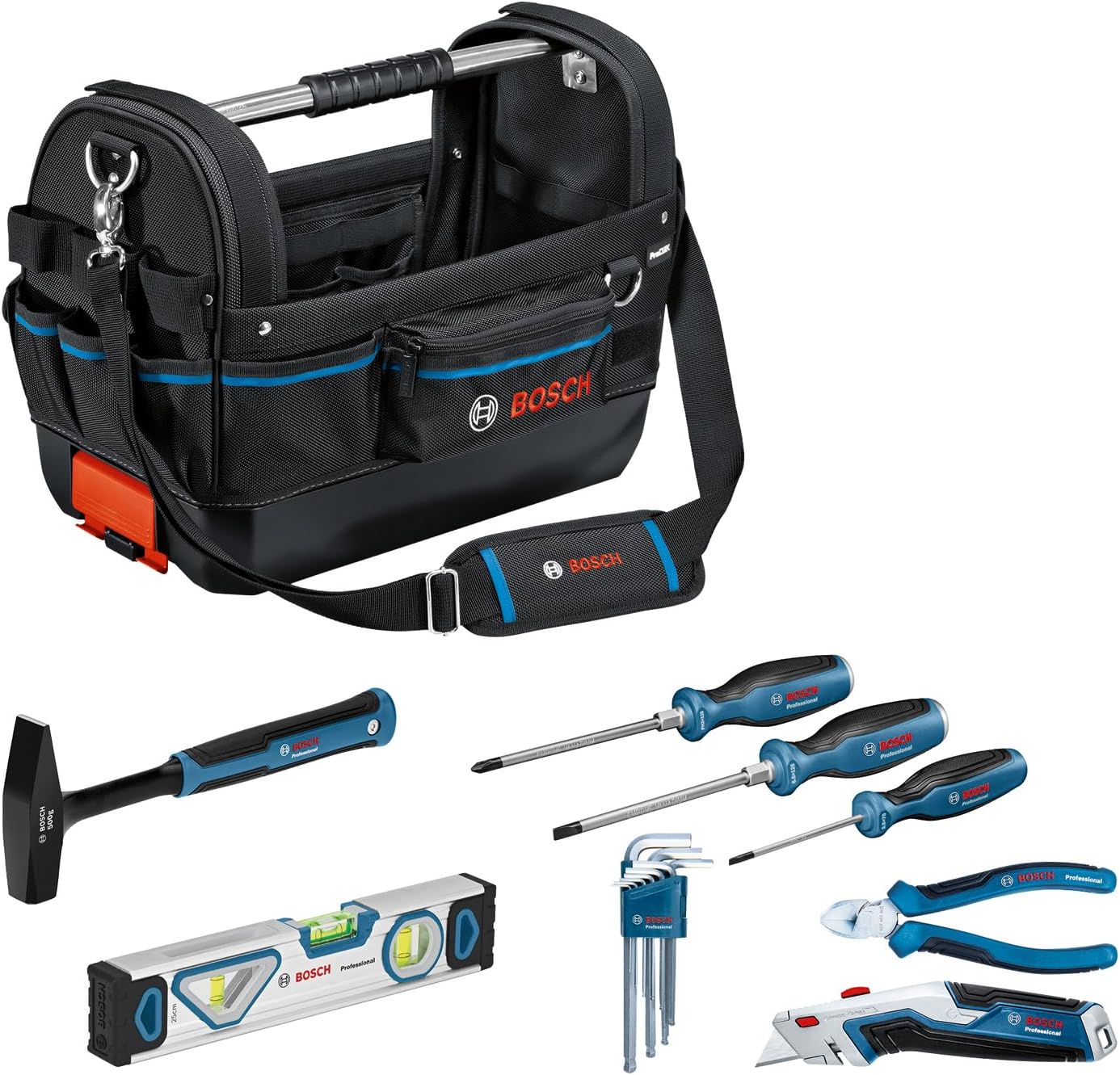 Bosch Blauw Accessoires 1600A02H5B GWT 20 Gereedschapstas en Handgereedschapsset Professional