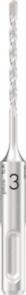 Bosch Blauw Accessoires 2608707226 PRO SDS plus-5X hamerboor 3 x 50x 100 mm