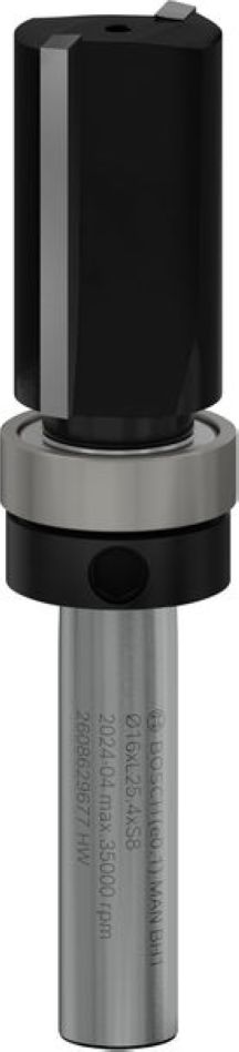 Bosch Blauw Accessoires 2608629677 PRO Kopieerfrees 8 mm, D1 16 mm, L 25,4 mm