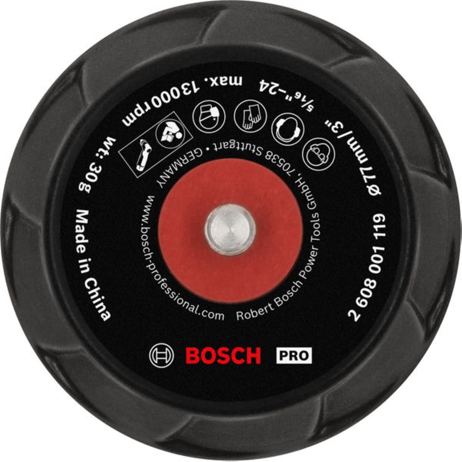Bosch Blauw Accessoires 2608001119 PRO Schuurpad 77mm Haak en lus