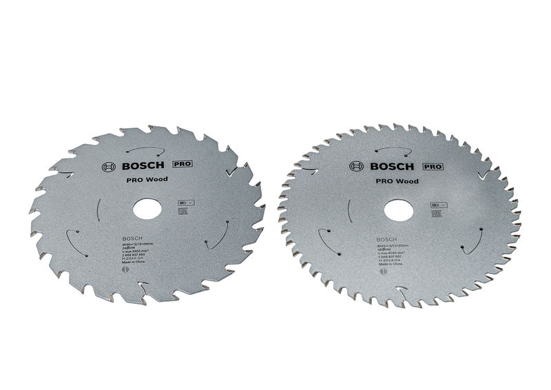 Bosch Blauw Accessoires 2608644735 Cirkelzaagblad set 165mm Cordless PRO hout 2ST