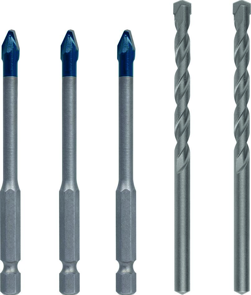 Bosch Blauw Accessoires 2608900596 Expert HardCeramic HEX-9 gemengde boorset 6 mm 5-delig