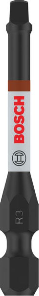 Bosch Blauw Accessoires 2608522552 PRO Robertson slagschroefbit, R3, 55 mm, 2 stuks
