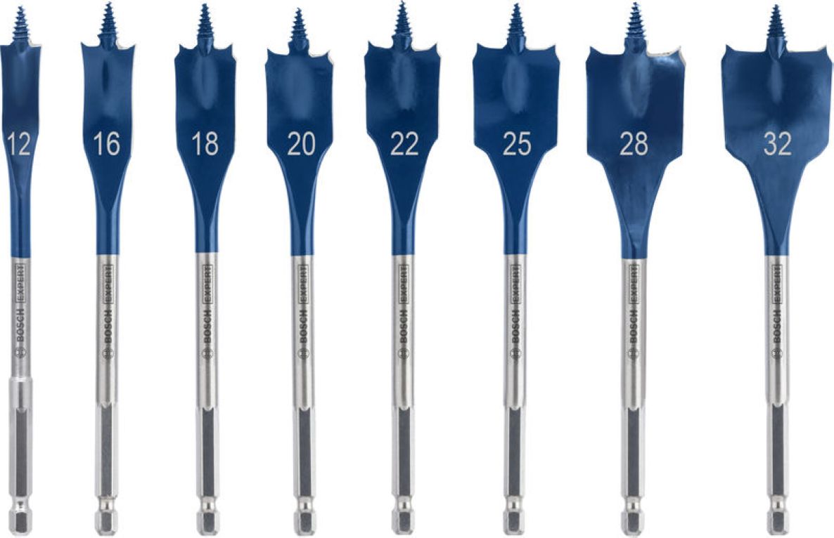 Bosch Blauw Accessoires 2608902111 EXPERT Self Cut Speed Speedboorset, 12/16/18/20/22/25/28/32 mm, 8-delig