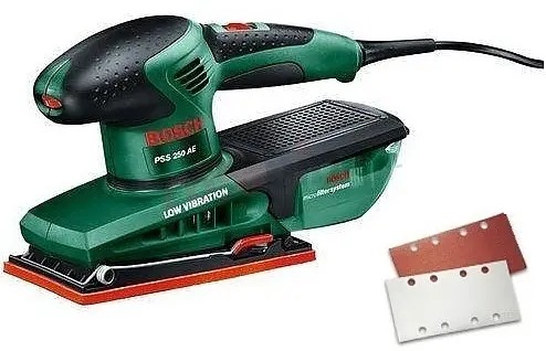 Bosch Groen 060334020F PSS 250 AE Vlakschuurmachine set in doos