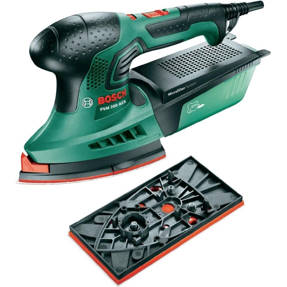 Bosch Groen 06033B6000 PSM 200 AES Schuurmachine Vlak/Delta