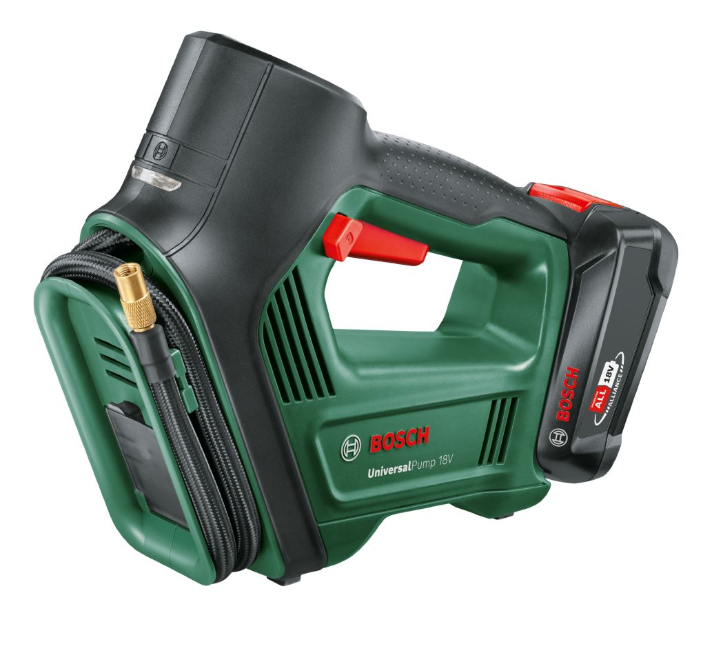 Bosch Groen 0603947101 UniversalPump 18V Accupomp 1x 2,0 Ah en lader AL 18V-20 in doos