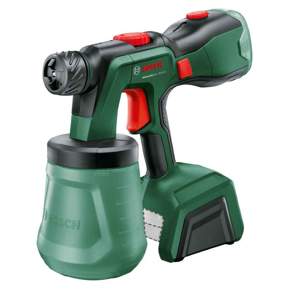 Bosch Groen 0603208200 AdvancedSpray 18V-500 Accuverfspuitsysteem set excl. accu's en lader in doos