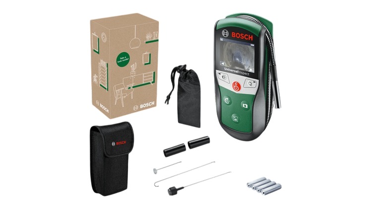 Bosch Groen 06036870Z0 UniversalInspect Inspectiecamera incl. 4x AA batterijen en accessoires in doos