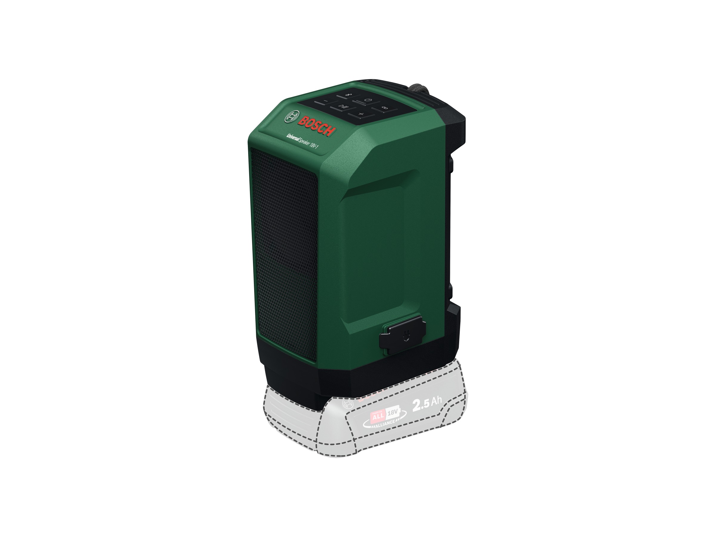 Bosch Groen 06039G5000 UniversalSpeaker 18V-1 Accu-speaker excl. accu en lader in doos
