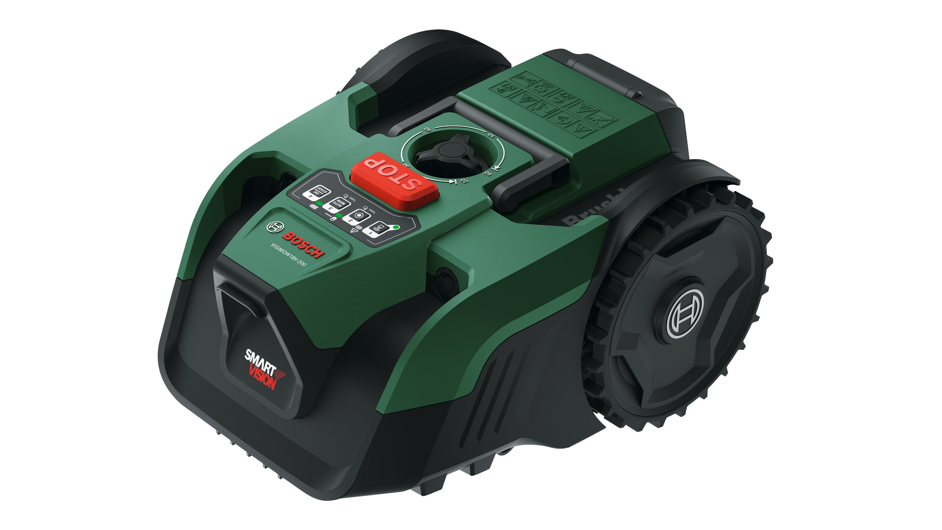 Bosch Groen 06008E1101 VISIMOW18V-200 Robotmaaier excl. accu en lader in doos