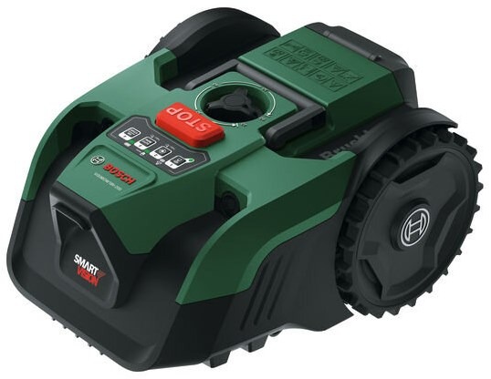 Bosch Groen 06008E1102 VISIMOW18V-200 Robotmaaier 18V incl. 1 x 5.0Ah accu, lader en reservemessen in doos