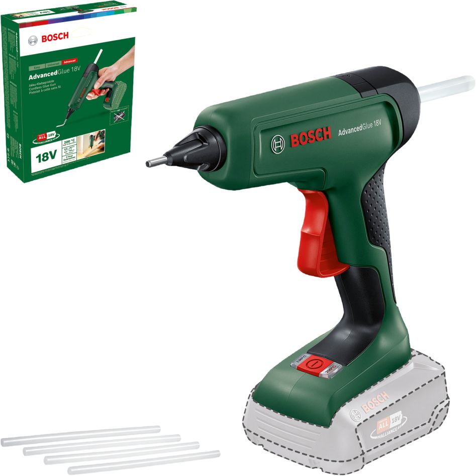 Bosch Groen 0603264800 AdvancedGlue 18V Acculijmpistool excl. accu's en lader in doos