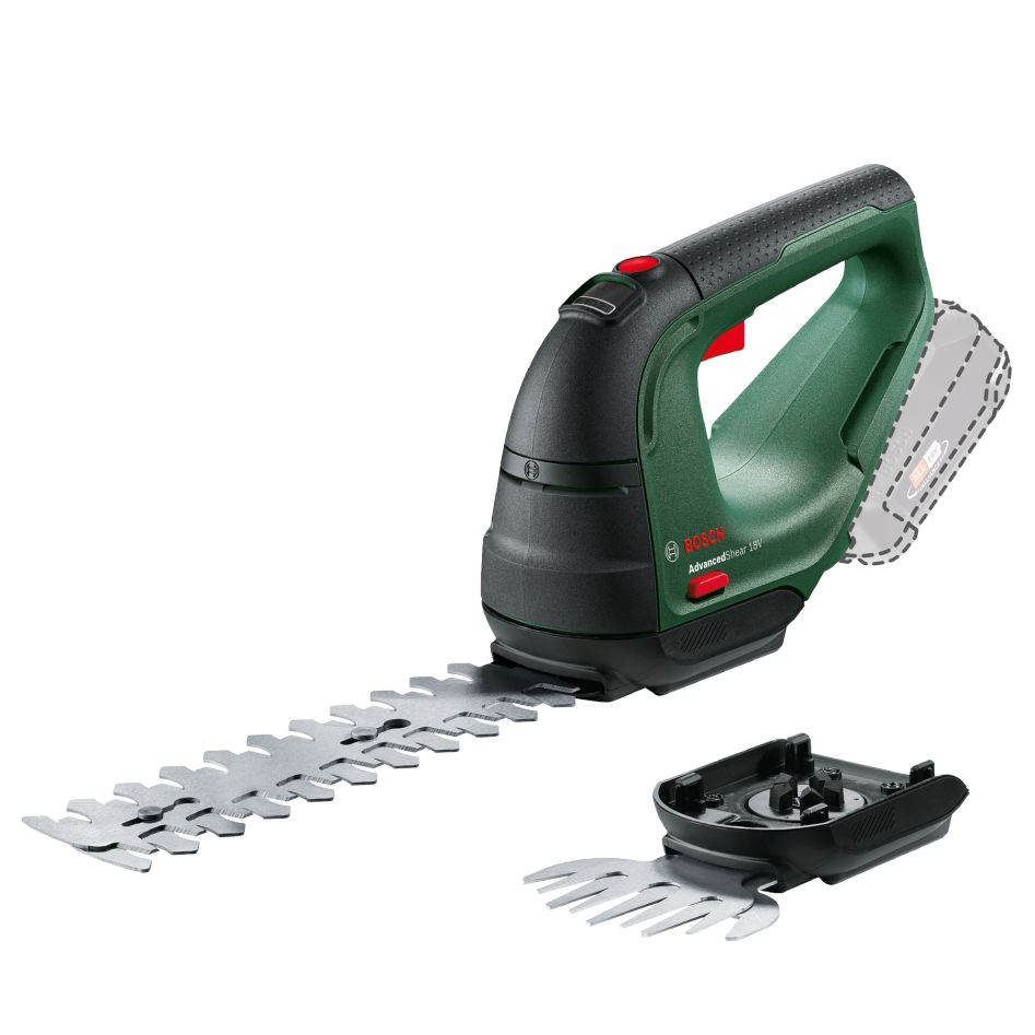 Bosch Groen 0600857001 AdvancedShear 18V-10 Buxus- en grasschaar excl. accu's en lader in doos