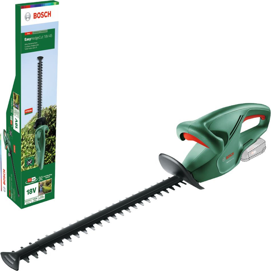 Bosch Groen 0600849H03 EasyHedgeCut 18-45 Accuheggenschaar excl. accu en lader
