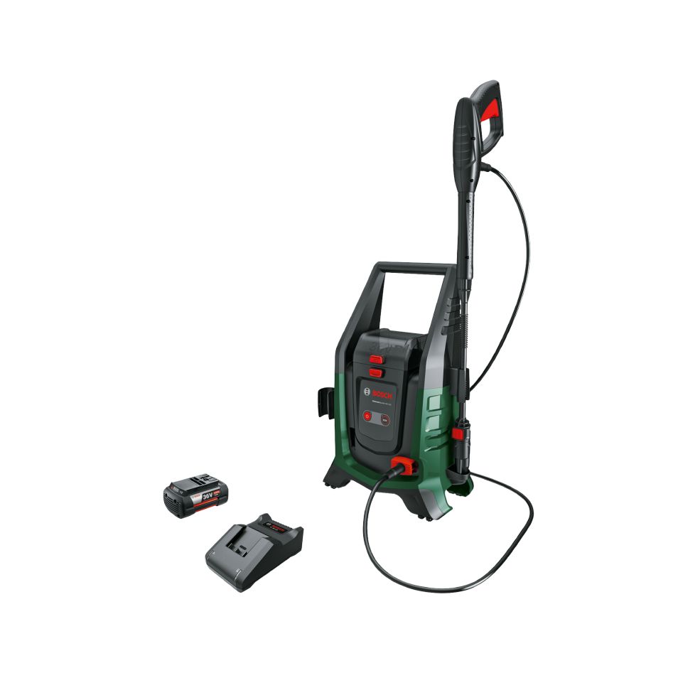 Bosch Groen 06008C7002 UniversalAquatak 36V-100 Accureiniger 1x 36V 4,0 Ah en lader AL 36V-20
