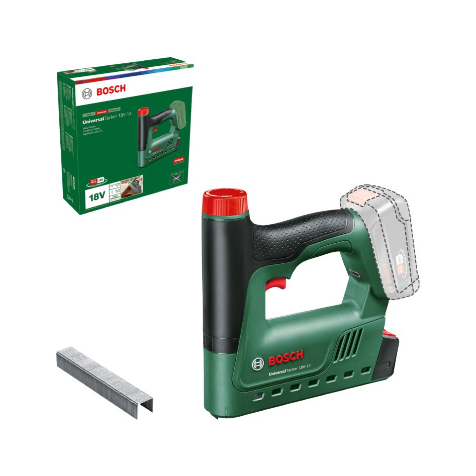 Bosch Groen 06032A7000 UniversalTacker 18V-14 Accutacker excl. accu's en lader in doos