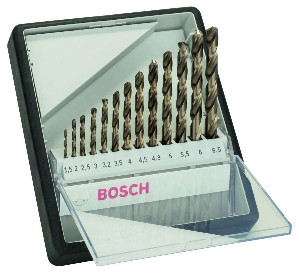 Bosch Groen Accessoires 2607019926 13-delige HSS metaalboren set Robustline