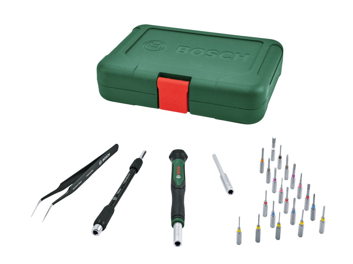 Bosch Groen Accessoires 1600A039HT Precisieschroevendraaierset 24-delig