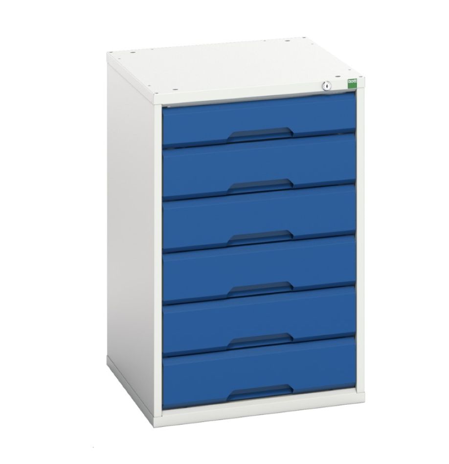 Bott 16925014.11 Verso schuifladenkast 525x550x800mm 6 laden RAL 5010