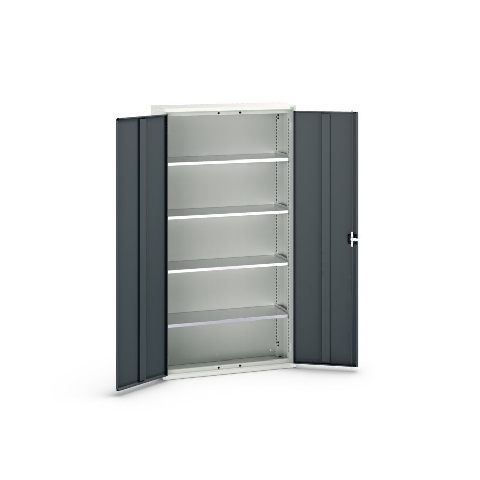 Bott 16926219.19 Verso systeemkast 1050x350x2000mm 4 legborden 2 deuren RAL 7016
