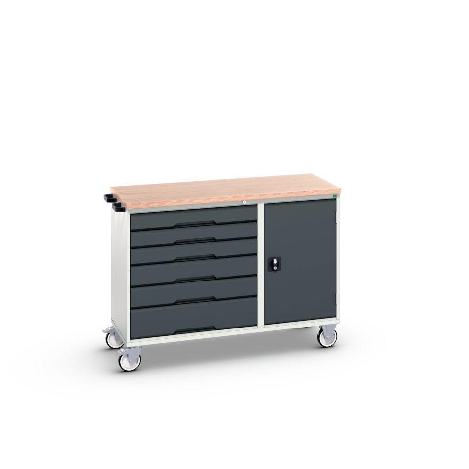 Bott 16927154.19 Verso montagewagen 6 lades 1 deur en multiplex blad RAL 7016