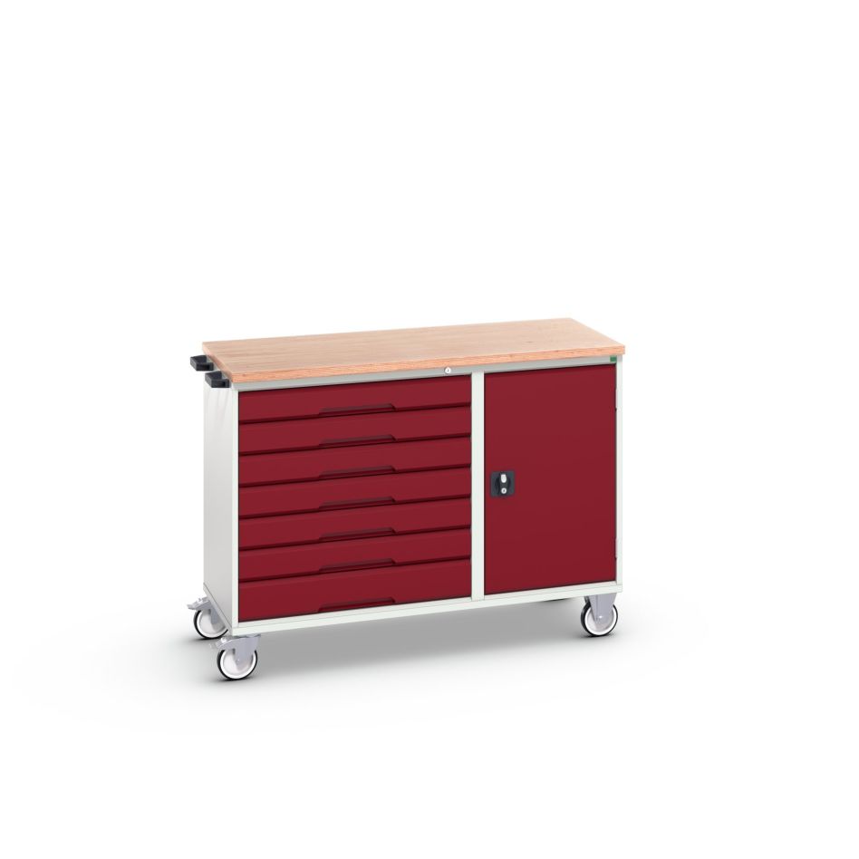 Bott 16927157.24 Verso montagewagen 7 lades 1 deur en multiplex blad RAL 3004