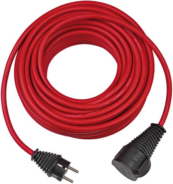 Brennenstuhl 1167950 Verlengsnoer voor bouwplaatsen IP44 10m rood H07RN-F 3G1,5