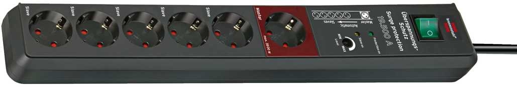 Brennenstuhl 1159490966 Secure-Tec automatische stekkerdoos 19.500A 3m H05VV-F 3G1,5