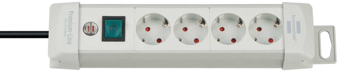 Brennenstuhl 1955540100 Premium-Line stekkerdoos 4-voudig lichtgrijs 1,8m H05VV-F 3G1,5