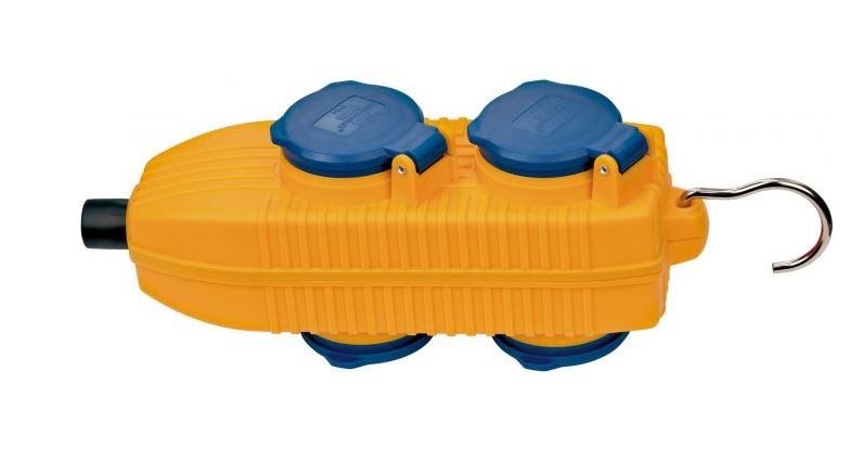 Brennenstuhl 1081070010 Stopcontactdozenblok 230V/16A IP54 4-voudig