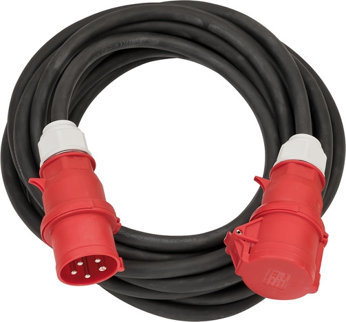 Brennenstuhl 1167320100 CEE verlengsnoer IP44 10m zwart H07RN-F 5G6,0 5-polig 32 A
