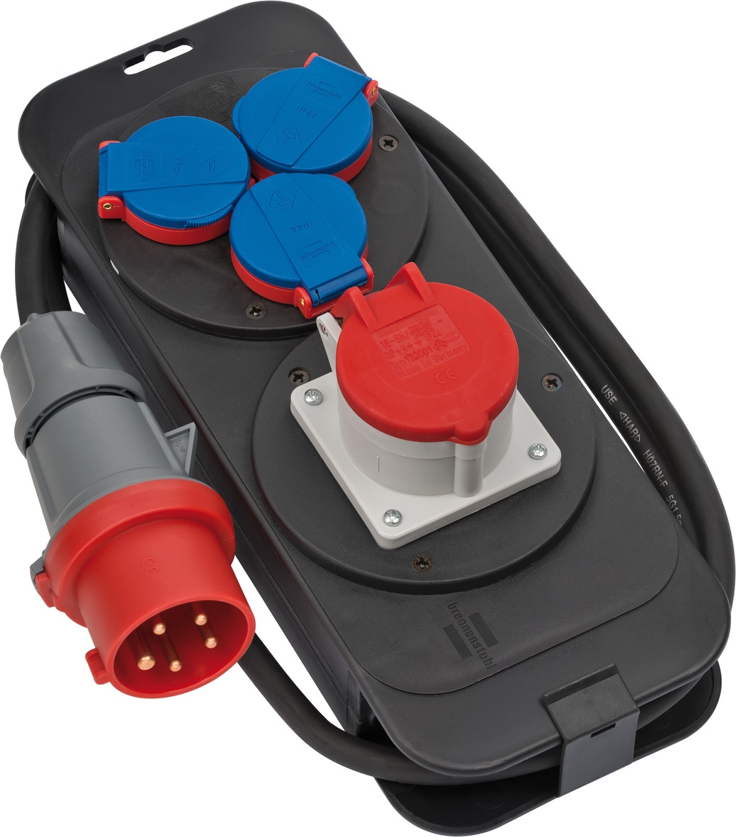 Brennenstuhl 1151600020 Stroomverdeler 16A 2m kabel voor wandmontage IP44
