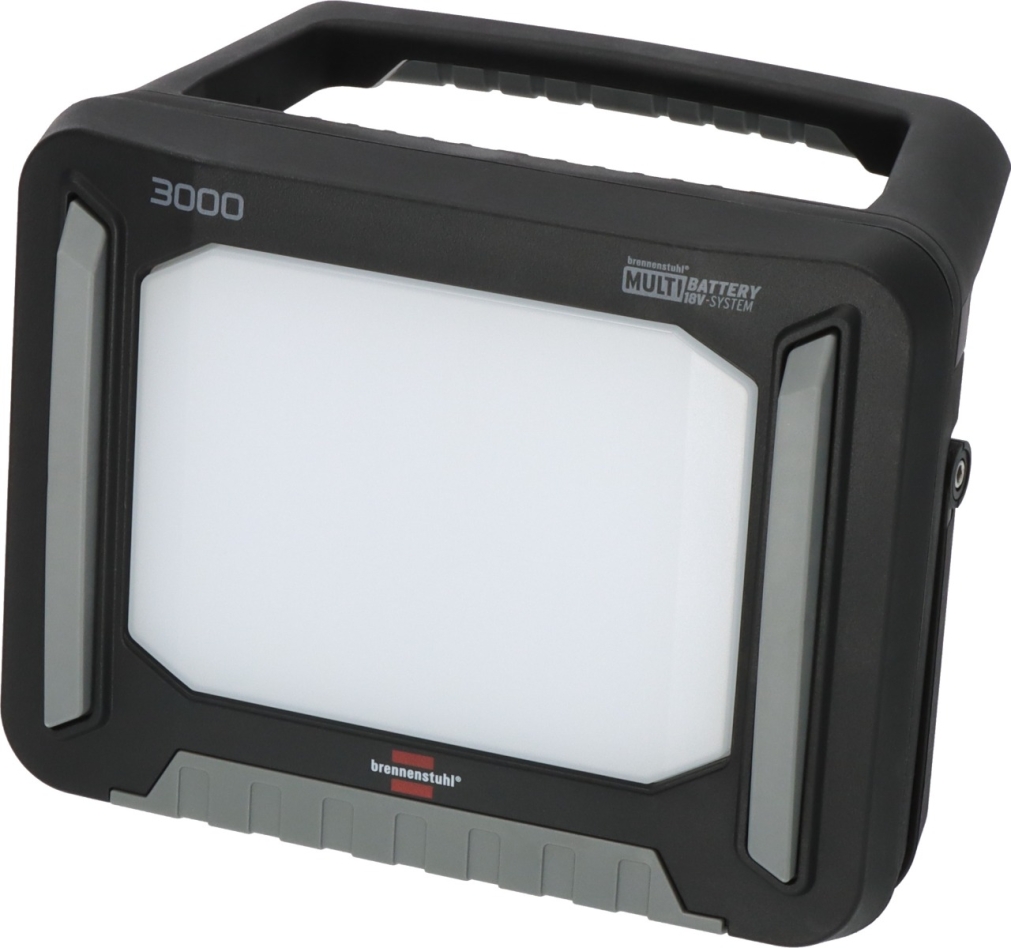 Brennenstuhl 1173700007 Multi Battery LED accu bouwlamp 3000 MA werklamp compatibel met 18V batterijen van 11 fabrikanten excl. accu's en lader