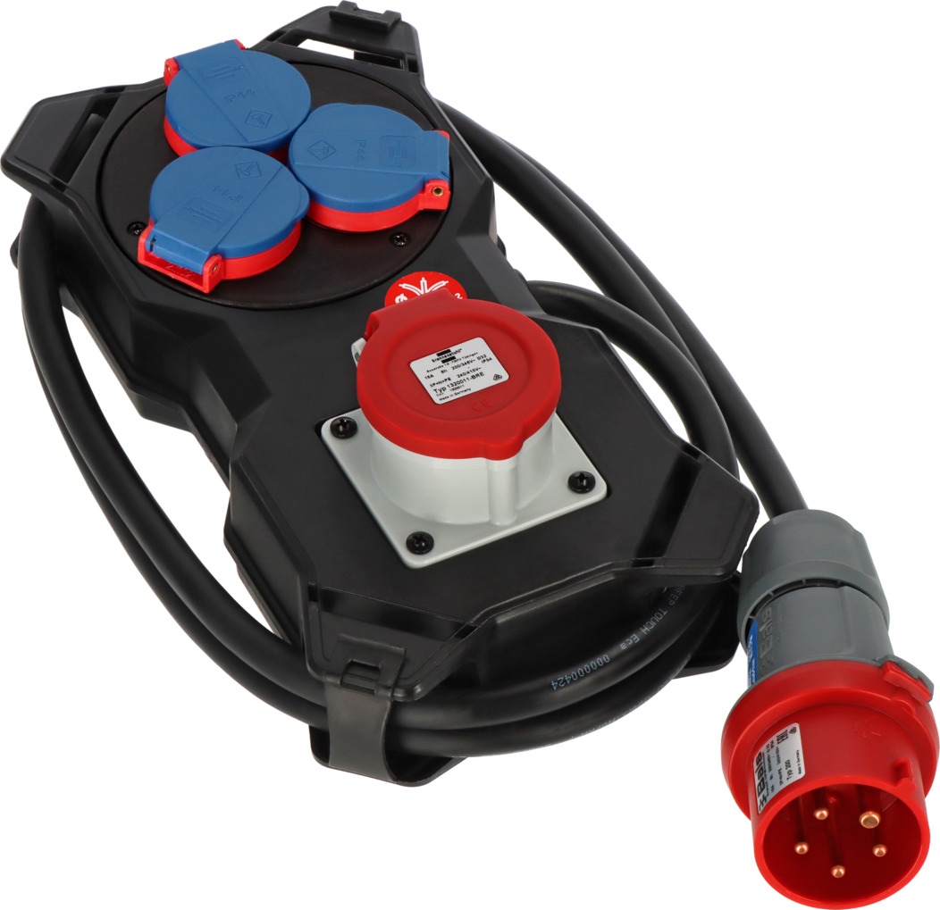 Brennenstuhl 1151610020 Stroomverdeler 16A 2m kabel voor wandmontage IP44