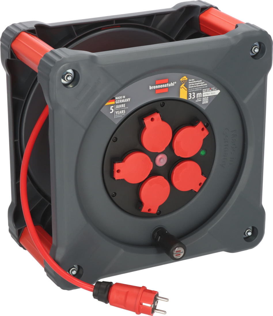 Brennenstuhl 9202330210 Kabelhaspel Professional 33mtr H07BQ-F 3G2,5