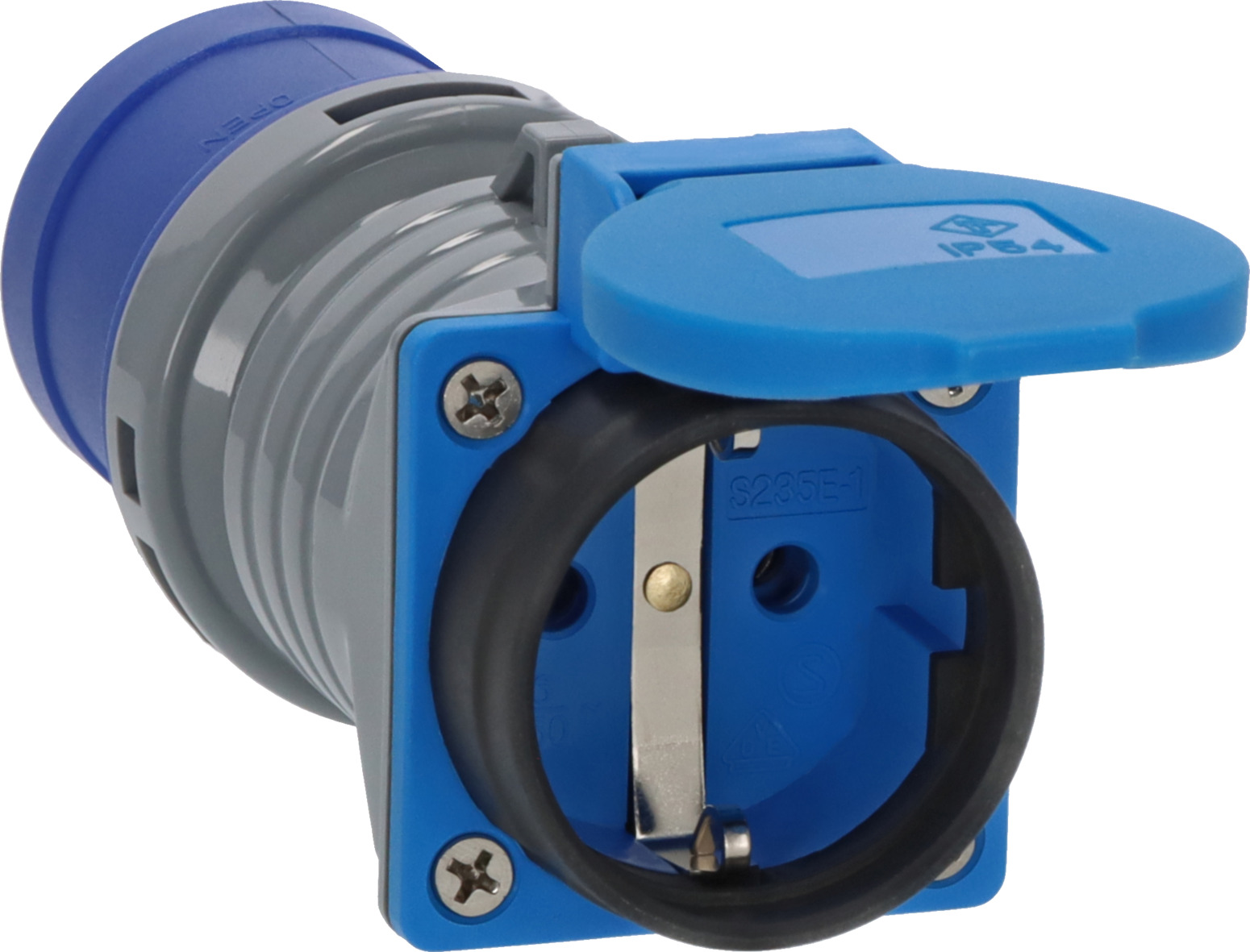 Brennenstuhl 1080990010 CEE-adapter/caravanadapter IP44 (3-polige CEE-stekker: 230V/16A, contactdoos: 230V/16A