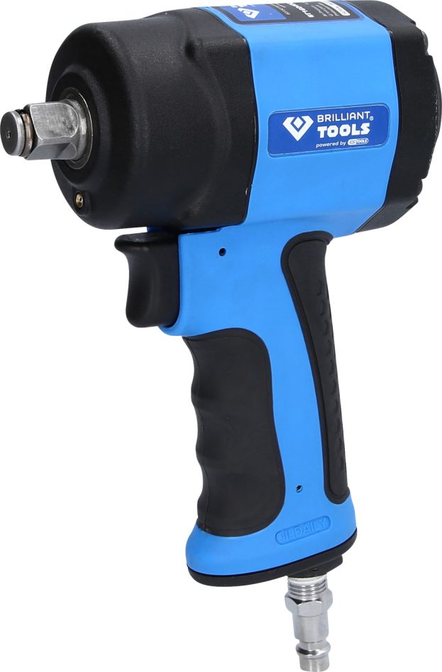 Brilliant Tools BT160400 1/2" mini-perslucht-slagmoersleutel 1.240 Nm